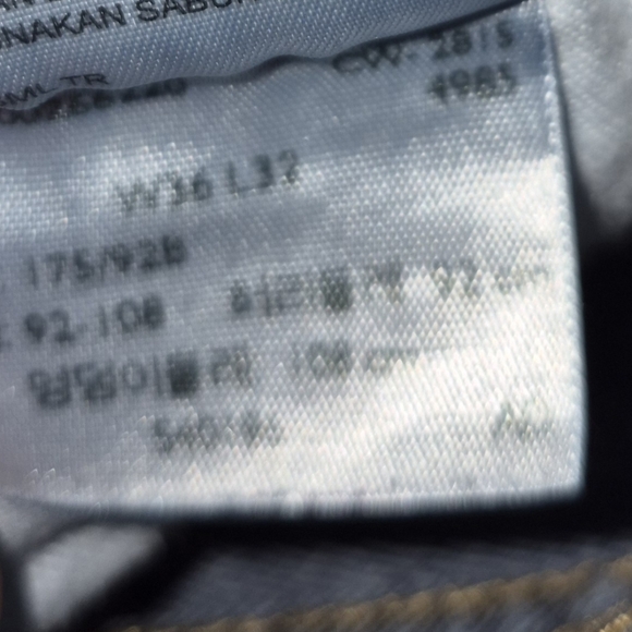 Levi's 561 Classic Straight Men's Jeans in Denim Blue 36X32 - Picture 3 of 3